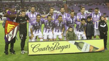 26/11/16 PARTIDO SEGUNDA DIVISIOIN
 REAL VALLADOLID - ALMERIA
 FORMACION 