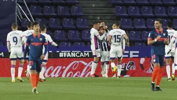 VALLADOLID. 20/03/21. PHOTOGENIC/PABLO REQUEJO. Partido de la Liga Santander entre el Real Valladolid y el Sevilla FC.
GOL DE ORELLANA