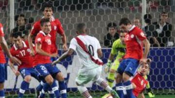 En el &uacute;ltimo partido jugado en Lima, Per&uacute; derrot&oacute; 1-0 a Chile.