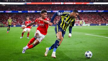 Ríos le gana el duelo a Durán: Benfica avanza en Champions