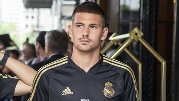 El central Adrián de la Fuente, durante la estadía del Real Madrid en Montreal.