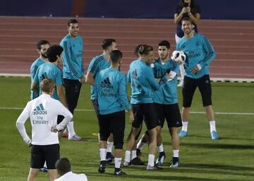 Último entrenamiento antes de la final del Mundial de Clubes