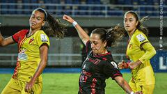 Deportivo Pereira ante América de Cali por la semifinal de ida de la Liga Femenina.