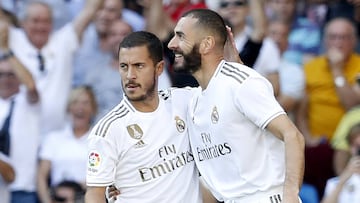 Benzema-Hazard, los dueños del área del Real Madrid