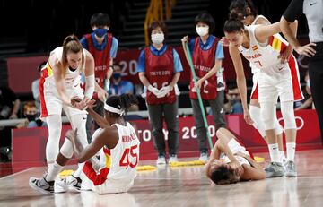 El equipo español de baloncesto femenino no pudo con Francia (64-67) en el partido de los cuartos de final. 