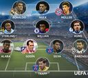 Once ideal Champions: Godín, Cristiano y ninguno del Barça
