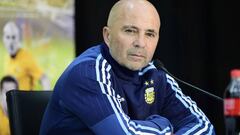 Lautaro Martínez y Rigoni se reúnen con Jorge Sampaoli