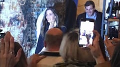 Sara Carbonero llegando a la fiesta sorpresa que le organiz&oacute; Iker Casillas en un restaurante de Oporto el s&aacute;bado 9 de febrero por su 35&ordm; cumplea&ntilde;os