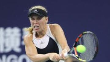 La retirada de la danesa Caroline Wozniacki propició el pase a semifinales de la italiana Roberta Vinci.