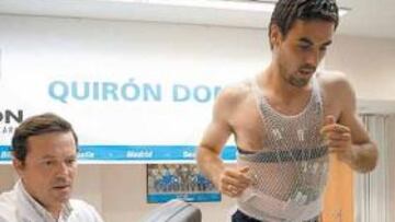 <b>EN PERFECTAS CONDICIONES. </b>Novo superó el reconocimiento médico previo a la firma.