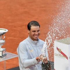 Rafa Nadal: "Es bonito ganar en Roma cinco años después"