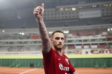 El delantero llegó el Shanghai Port por 25 millones de euros.
