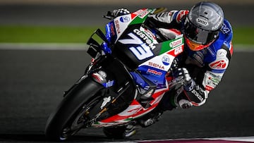 &Aacute;lex M&aacute;rquez con la Honda en Losail.