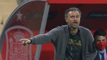 Luis Enrique, en el partido ante Alemania.