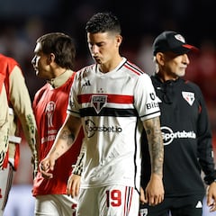 En Brasil destacan a James pese al penal errado en Sudamericana