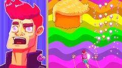 Acaba con el peinado de Donald Trump en el shmup Rainbows, Toilets & Unicorns