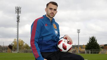 17/11/18 ENTREVISTA A BORJA MAYORAL JUGADOR DE LA SELECCION ESPAÑOLA ESPAÑA SUB 21 SUB21