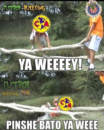 Paliza de Chivas al América en la cancha y en los memes