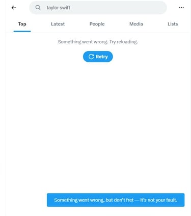 X bloquea las búsquedas de Taylor Swift tras fotos generadas con IA