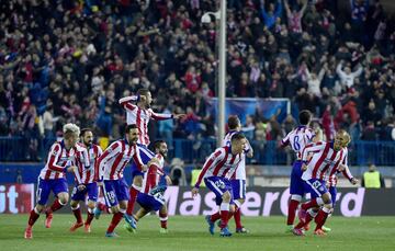 El Atleti ingresó casi 44 millones de euros en la temporada 2014/15 de Champions.  
Cayeron en cuartos de final ante el Real Madrid. 