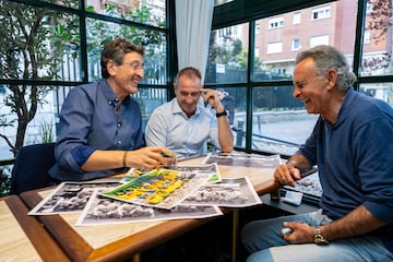 Reencuentro de Pedro Jaro, Benito Sánchez y 'Chico' Linares