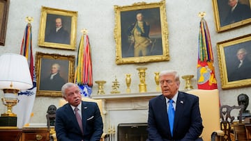 King Abdullah of Jordan is in Washington as his country faces pressure to accept Palestinian refugees as a part of President Trump’s plan for the Gaza strip.