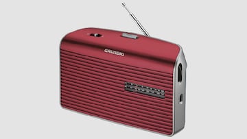 Radio port¨¢til anal¨®gica Grundig Music 60 Red/Silver disponible en Amazon.