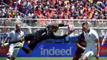 De Gea jugó 62’, no encajó y evitó un gol de Sergi Roberto