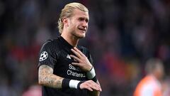 Karius tras la final.