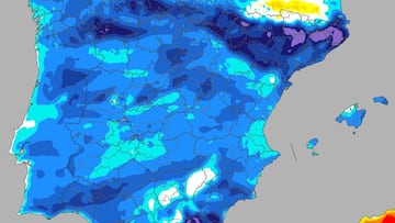 AEMET avisa de la llegada de la borrasca Oriana: estas son las zonas más afectadas por la lluvia y el viento