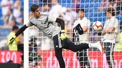 El debut de Courtois en imágenes