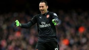 En el primer semestre de 2015 David Ospina atajó en 18 partidos de Premier League y recibió 11 goles