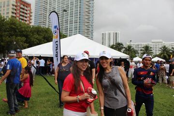 Las bellezas que vieron el Madrid - Barcelona en Miami