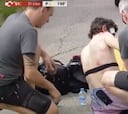 Las imágenes de Geraint Thomas en el suelo tras la caída