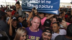 Froome, feliz durante la presentación del 'Giro de Rigo'