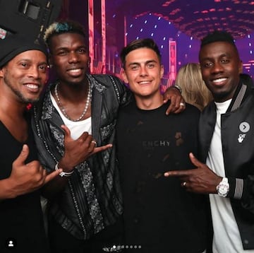 Ronaldinho, Pogba, Dybala y Matuidi.