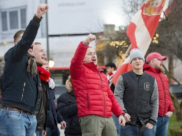 Russian hooligans cause havoc in Bilbao