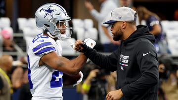While Cowboys' quarterback Dak Prescott is not in good shape to play Sunday vs Los Angeles Rams, Cooper rushes to the fourth straight rescue