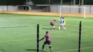 Dos jugadores en Ceuta terminan en el hospital tras una pelea