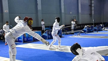 Yulen Pereira en acción.