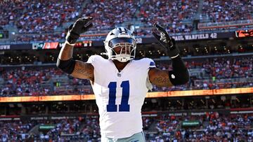 CLEVELAND, OHIO - SEPTEMBER 08: Micah Parsons #11 of the Dallas Cowboys celebrates during the second quarter against the Cleveland Browns at Cleveland Browns Stadium on September 08, 2024 in Cleveland, Ohio. Nick Cammett/Getty Images/AFP (Photo by Nick Cammett / GETTY IMAGES NORTH AMERICA / Getty Images via AFP)