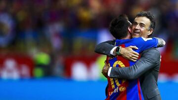 Luis Enrique hails 'extraterrestrial' Messi