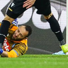 David Ospina evoluciona de buena manera tras su golpe