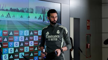 Arbeloa, en la rueda de prensa previa al partido contra el Betis.