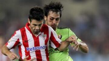 Susaeta durante el partido contra el Osasuna.