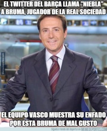 Los memes de la victoria del Barcelona ante La Real Sociedad