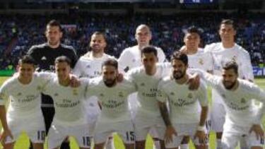 Once inicial del Real Madrid