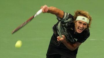 Alexander Zverev cometi&oacute; 17 dobles faltas en su duelo ante el argentino Schwartzman