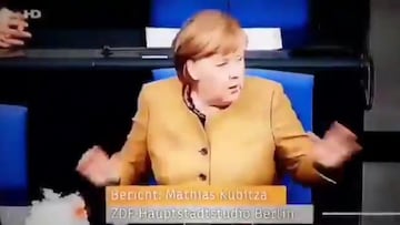 El vídeo de Merkel que suma visitas: "A todos nos ha pasado..."