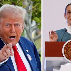 Trump amenaza a Sheinbaum a horas de celebrarse las elecciones de Estados Unidos